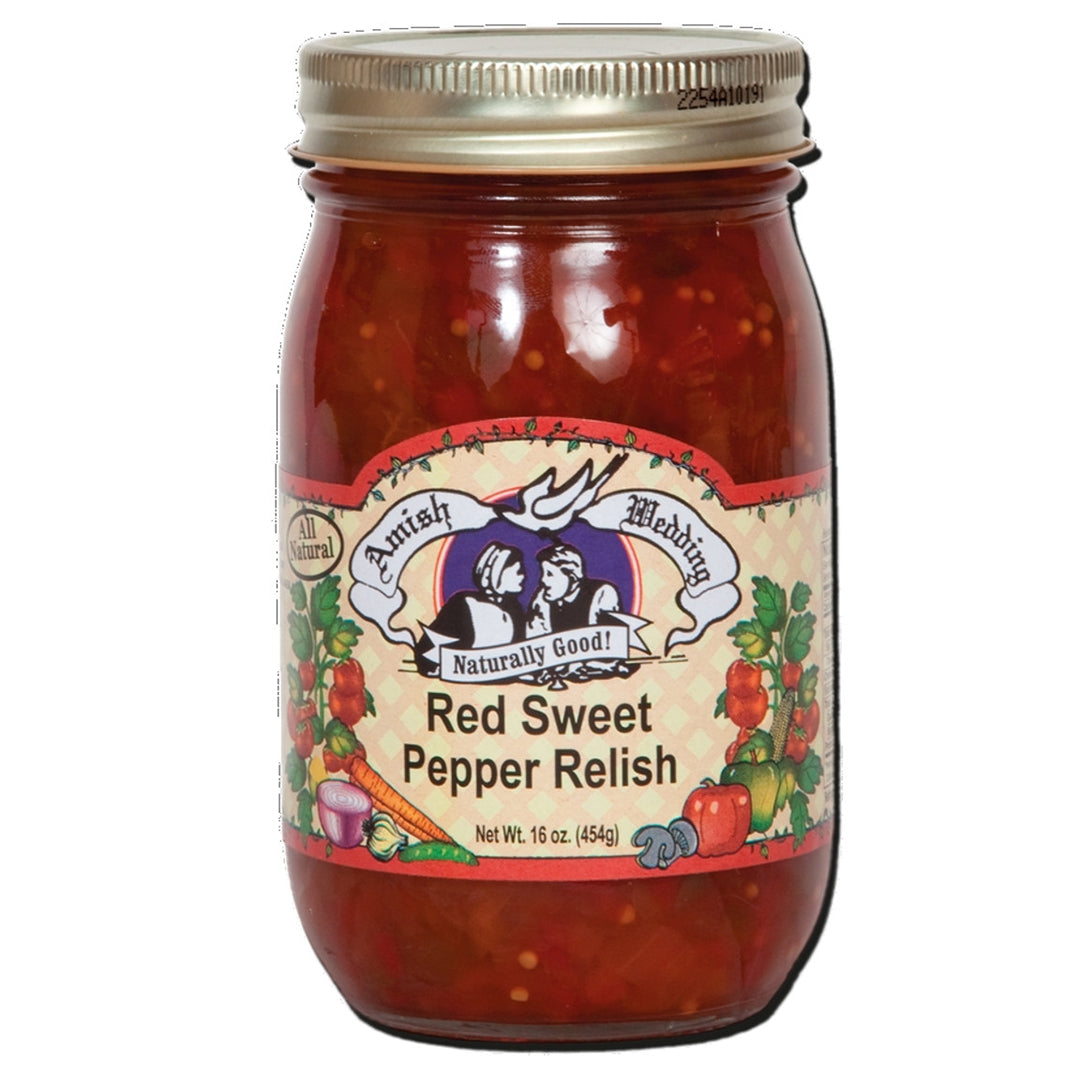Amish Wedding Red Sweet Pepper Relish